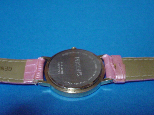 PERSONS. wristwatch pink band 