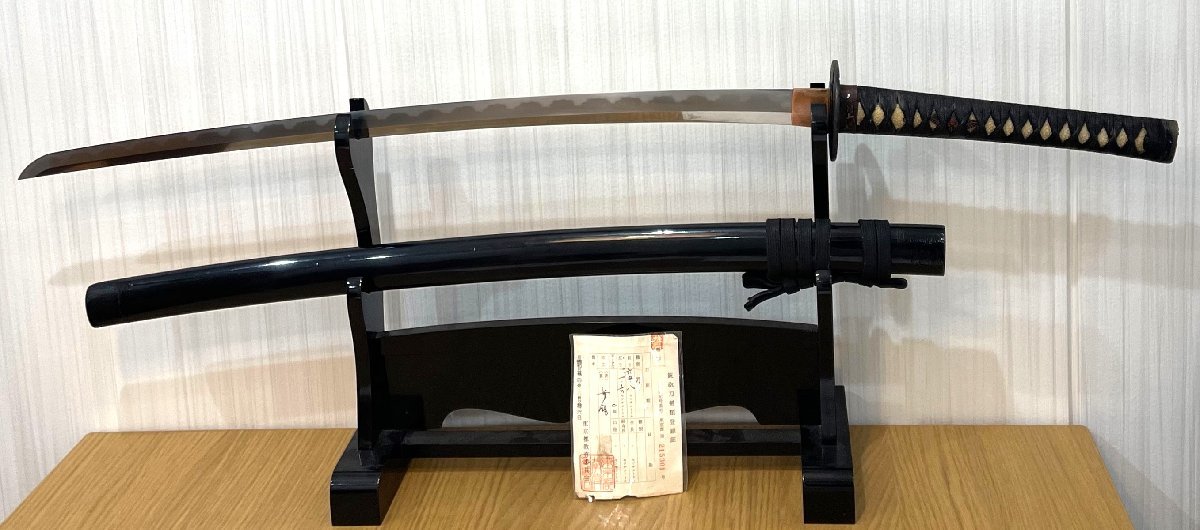 ◆日本刀 刀 無銘 長さ65.8cm 刀身重量約672g 錆あり 刃こぼれ◆KU