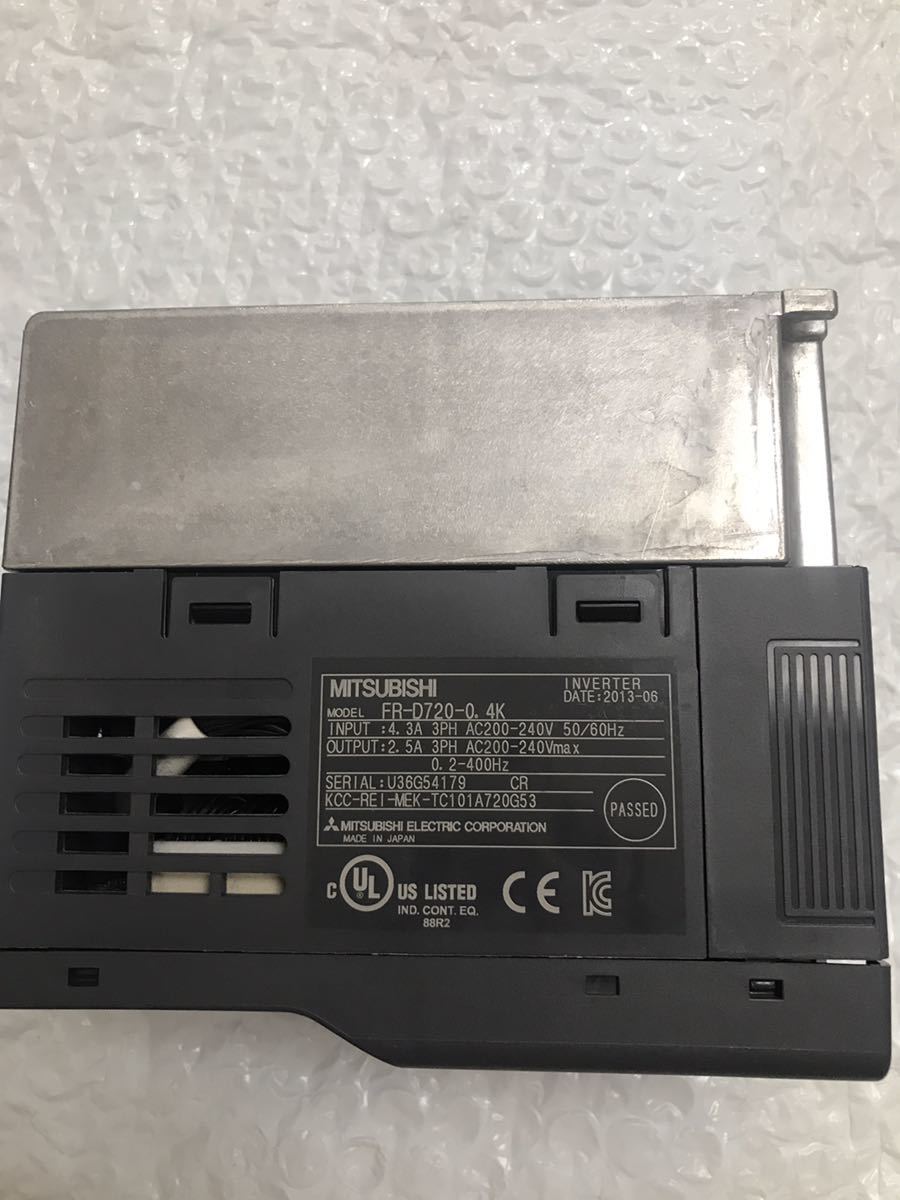 中古美品三菱電機インバーター FR-D720-0.4K動作保証 | www