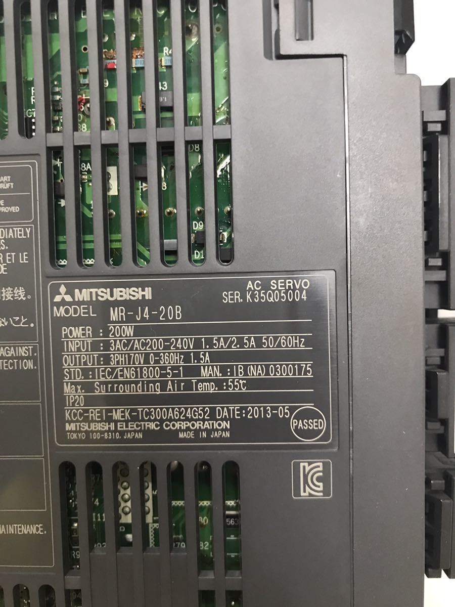 三菱電機 MITSUBISHI サーボアンプMR-J4-20B動作保証4/5 | alfasaac.com