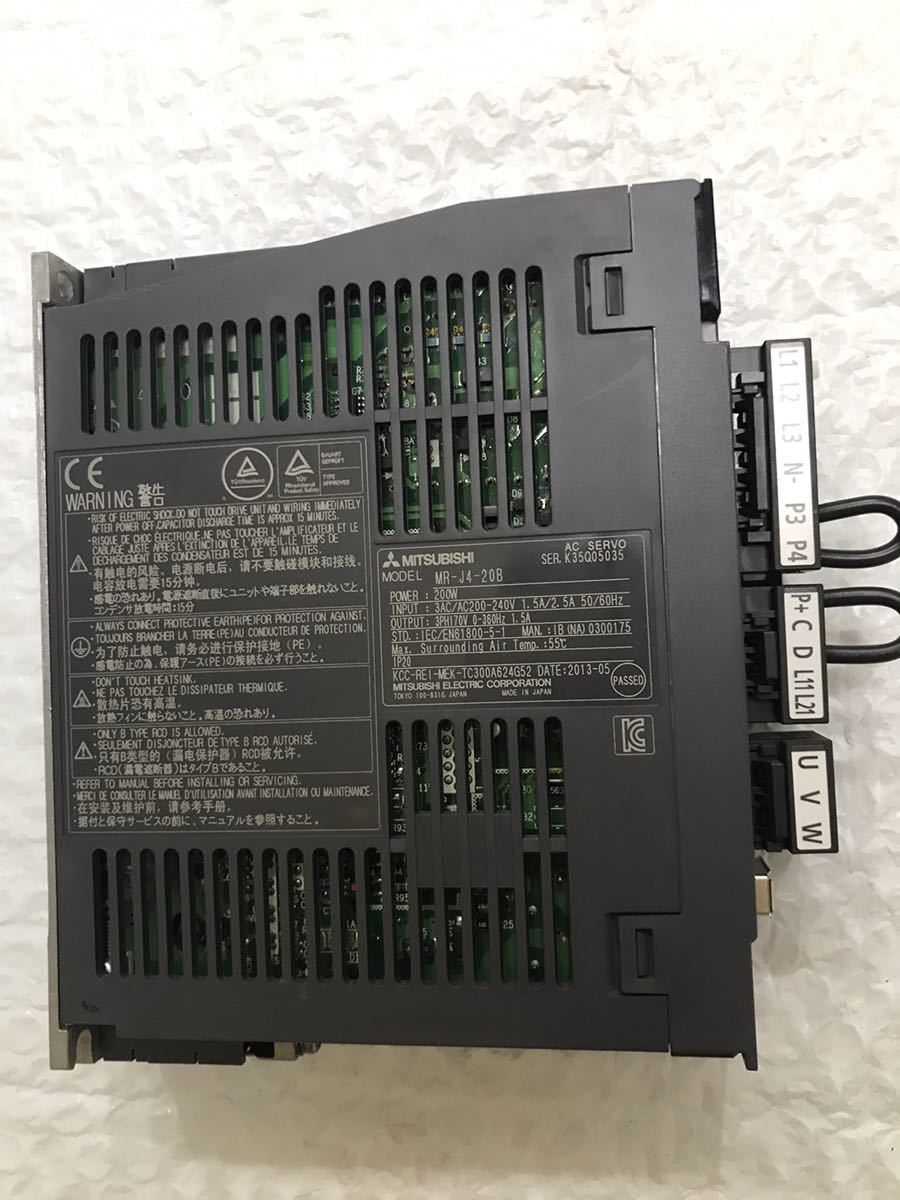 三菱電機 MITSUBISHI サーボアンプMR-J4-20B動作保証 [インボイス発行事業者] 5/5