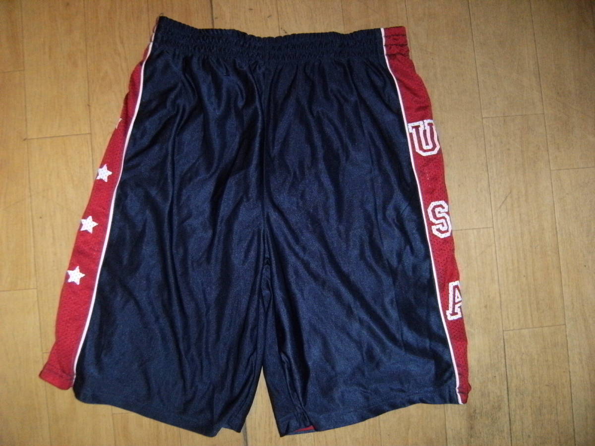  Showa Retro *90 period *USA America shorts short bread short pants jersey under * soccer rugby football basketball .tore