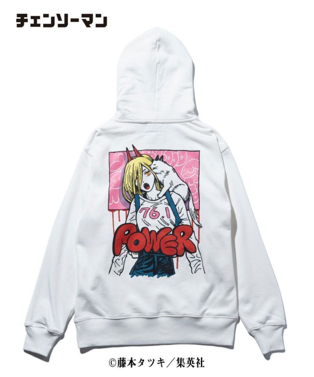 glamb×チェンソーマン Power Hoodie / パワーフーディパーカー