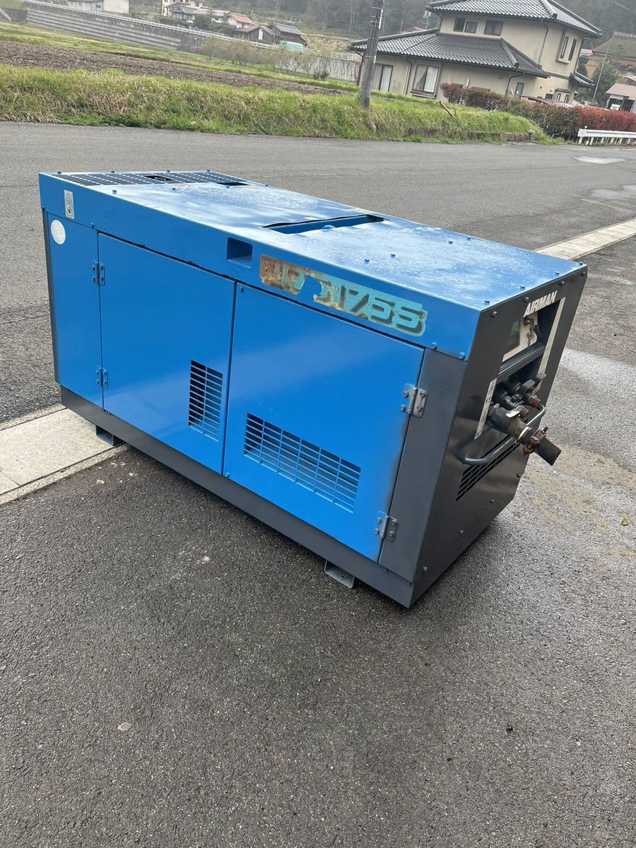 エアマン エンジンコンプレッサー エンジン発電機 PDS 175S 動作 エアマン エンジンコンプレッサー エンジン発電機 PDS 175S 動作