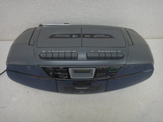 7949●2001年製 Panasonic CDラジオカセット プレーヤー RX-DT35●_画像2