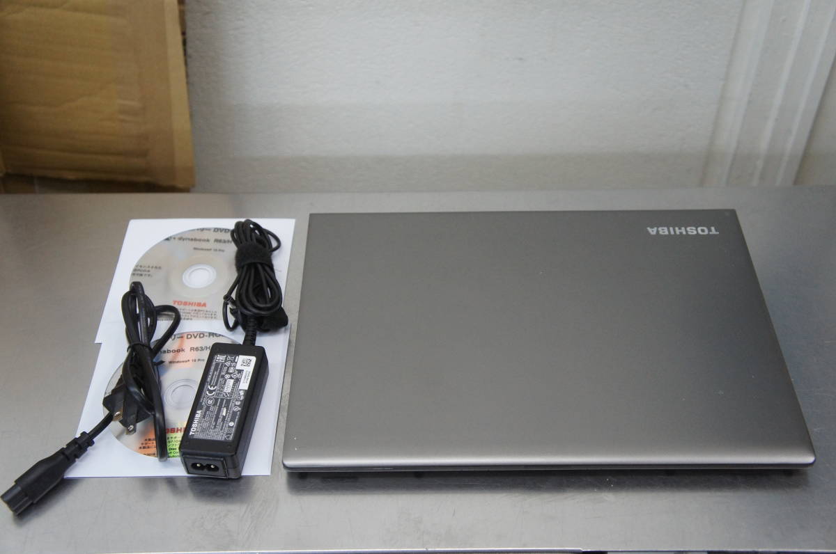 中古 Win11Pro 東芝 TOSHIBA dynabook R63/H PR63HTC4447AD11 Core i5 8250U 1.60GHz /8GB / SSD 256GB /カメラ/ 13.3型 1920×1080　③