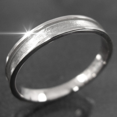 平打ちの 指輪 小指 指輪 スタンダード 白金（プラチナ）900 約3mm幅
