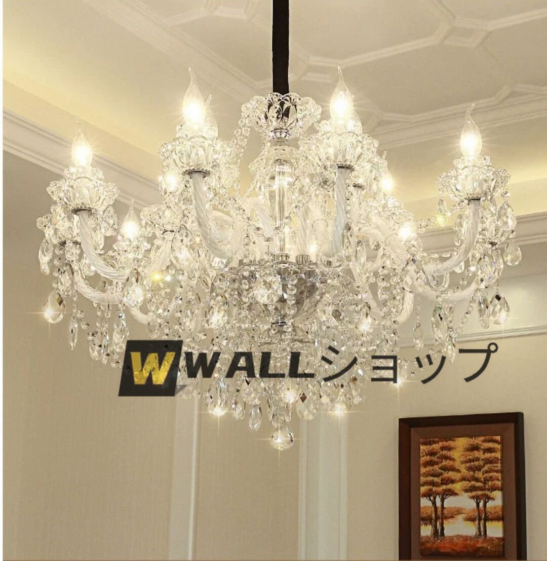  gorgeous rare new goods ** high class LED chandelier lighting K9 crystal chandelier living room .. hotel modern interior 15 light 