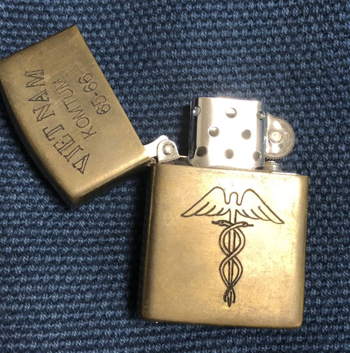 レプリカ品】真鍮製ベトナムジッポー VIETNAM ZIPPO USAF米軍 レプリカ品】真鍮製ベトナムジッポー VIETNAM ZIPPO USAF米軍