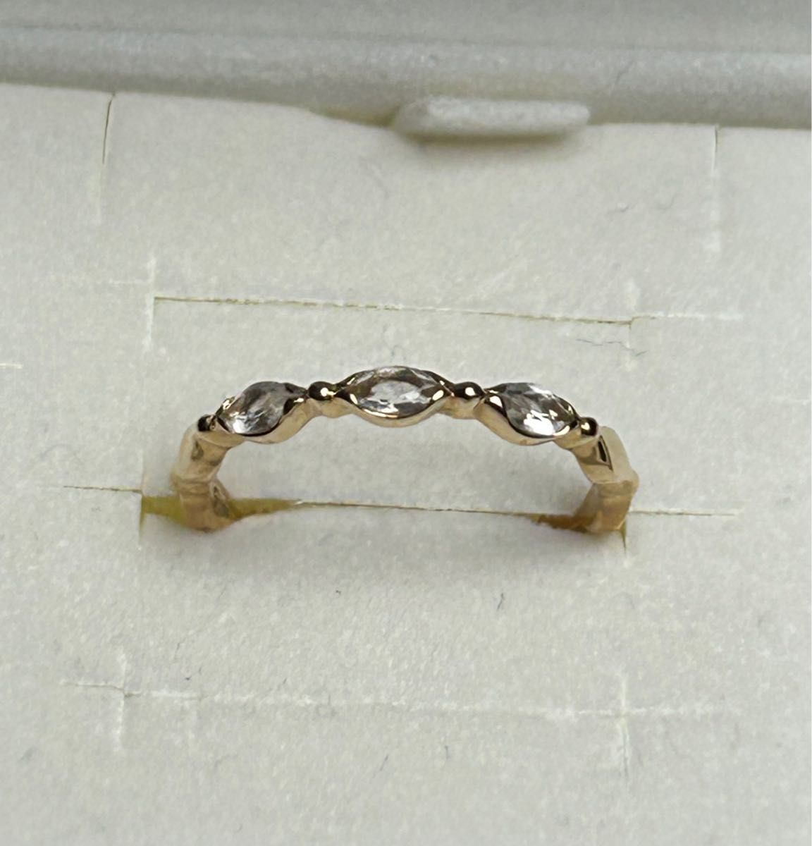 Star jewelry K10 マーキスカット クォーツ リング #9 Star jewelry K10 マーキスカット クォーツ リング #9