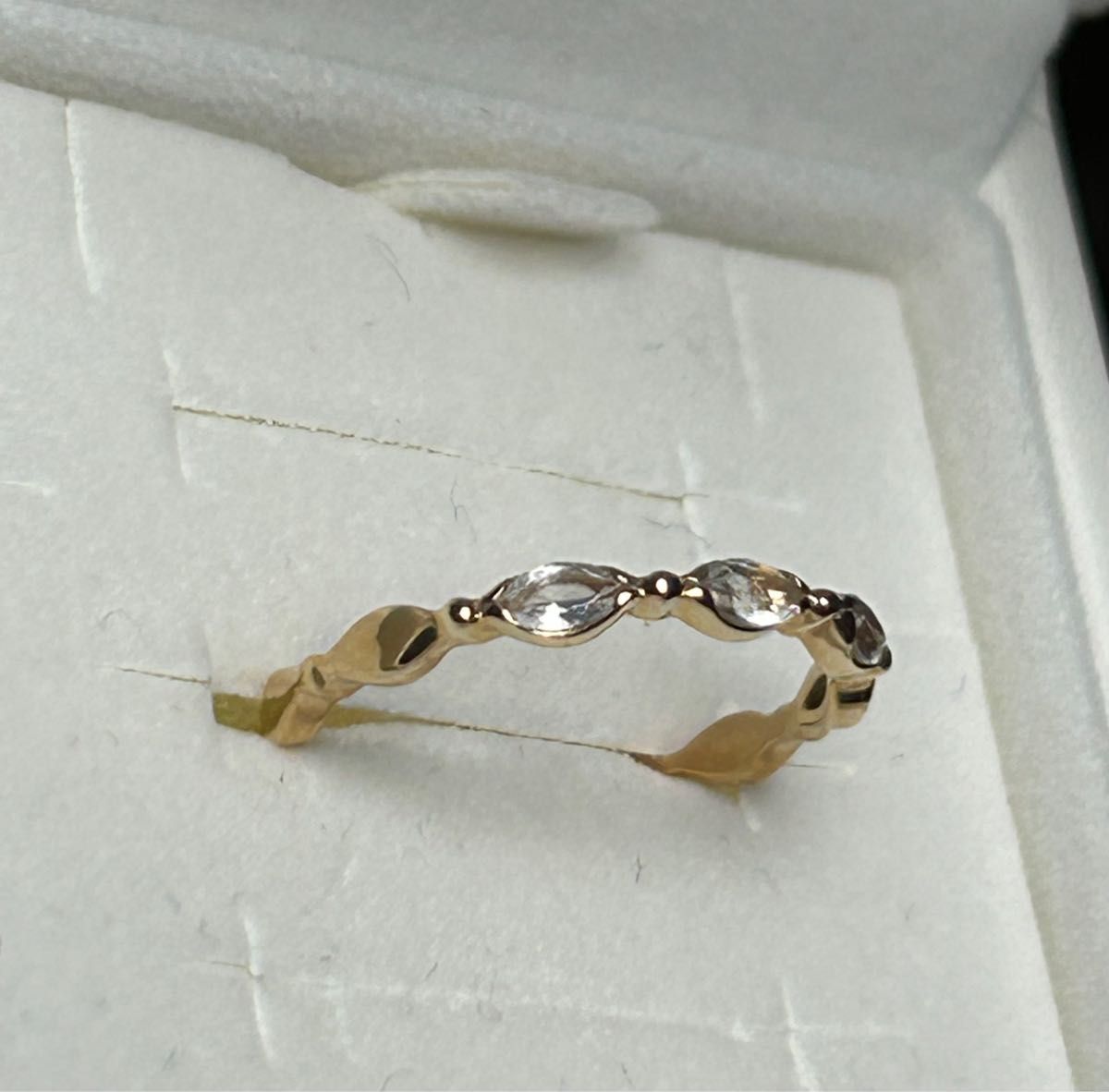 Star jewelry K10 マーキスカット クォーツ リング #9 Star jewelry K10 マーキスカット クォーツ リング #9