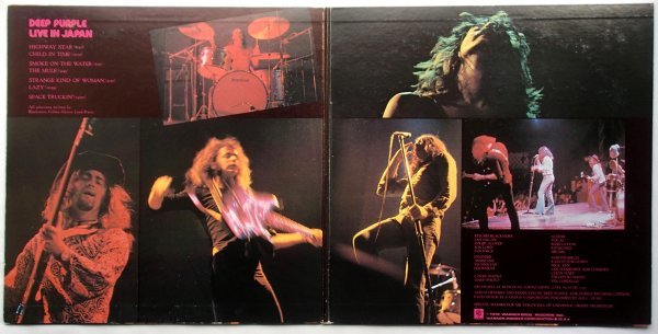 ディープ・パープル Deep Purple - Live In Japan ライヴ・イン・ジャパン '74年邦再発盤 ブラックモア,ギラン,グローヴァー,ロード,ペイス_画像3