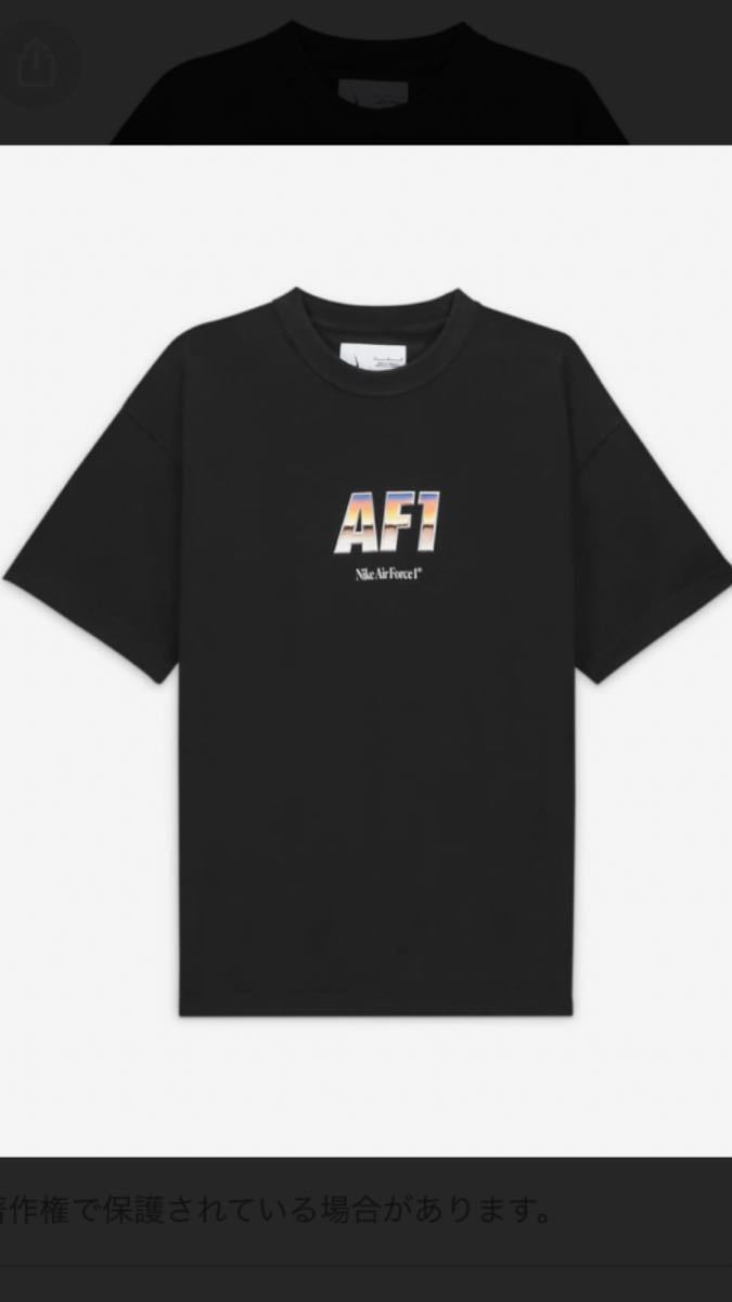 ナイキ AF1 メンズ Tシャツ NIKE AS M NK NRG AF1 TEE SS BLACK XLサイズ 送料込み_画像3