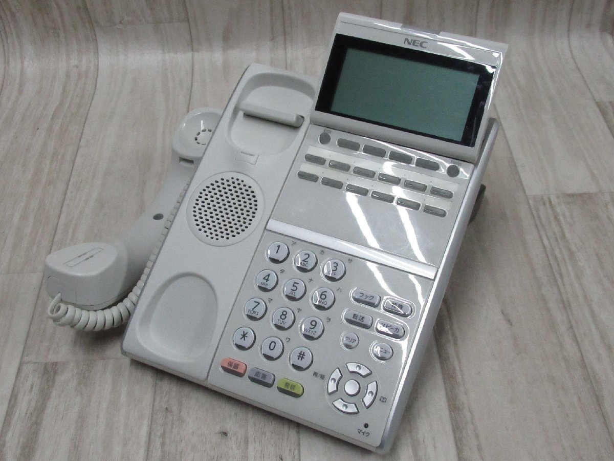 Ω ZZK 5564 保証有 キレイめ NEC Aspire UX 12ボタン電話機 DTZ-12D-2D(WH)TEL 2台セット ・祝！10000取引突破！_画像2