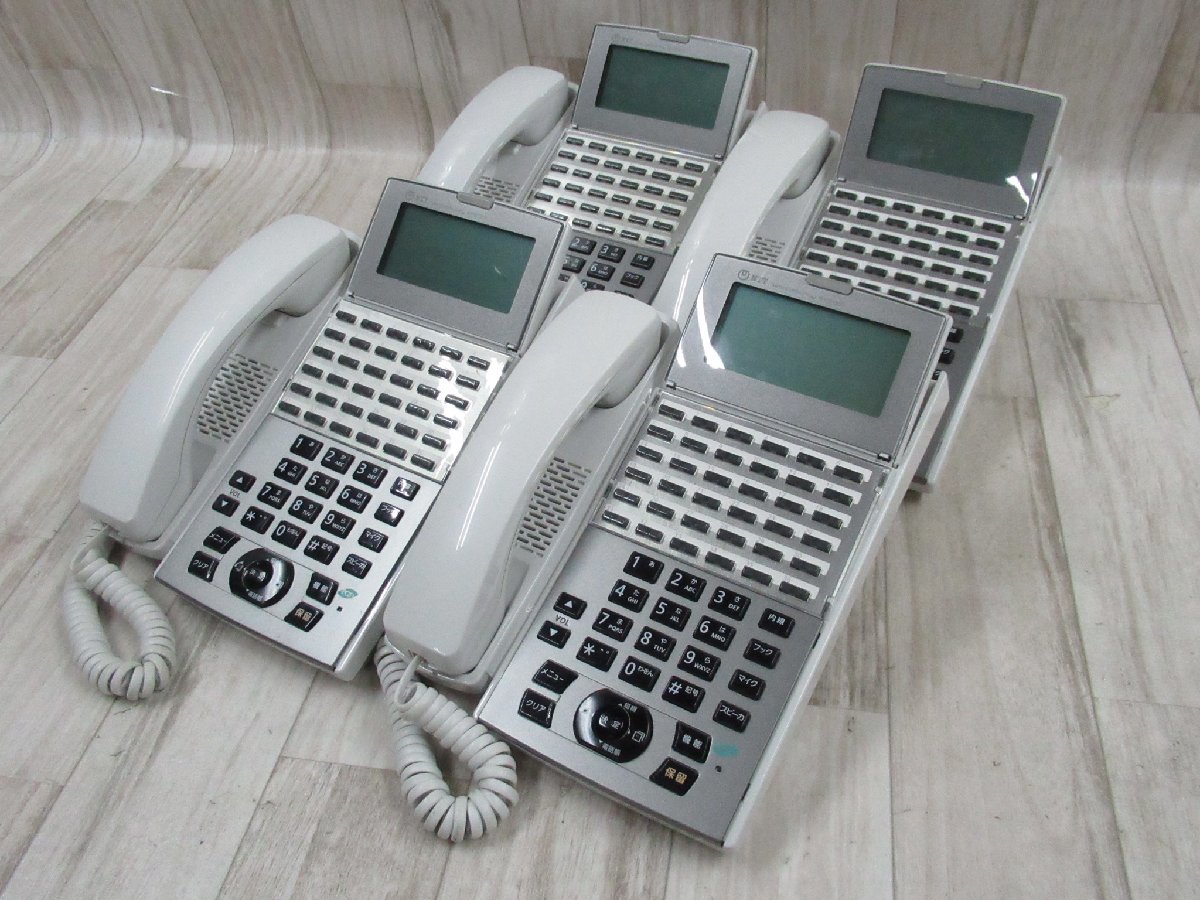 Ω YE 5650 保証有 東16年製 NTT αNX2 36ボタン標準スター電話機 NX2-(36)STEL-(1)(W) 4台セット ・祝10000！取引突破！_画像1