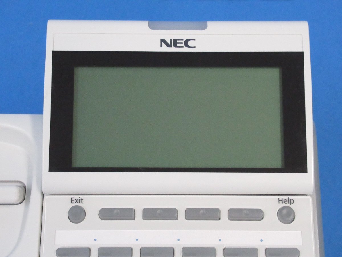 Ω ZZI 5668 保証有 キレイめ NEC Aspire UX 12ボタン標準電話機 DTZ-12D-1D(WH)TEL ・祝10000！取引突破！_画像3