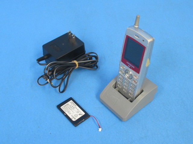 ΩYG 133 保証有 12年製 日立 HITACHI デジタルコードレス電話機 HI-D6 PSⅡ 電池付 動作・初期化済