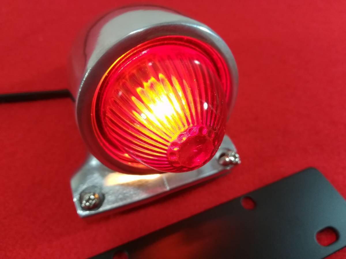 アルミ製 オールド スパルトテール テールランプ 12V 電球 ハーレー アルミ製 オールド スパルトテール テールランプ 12V 電球
