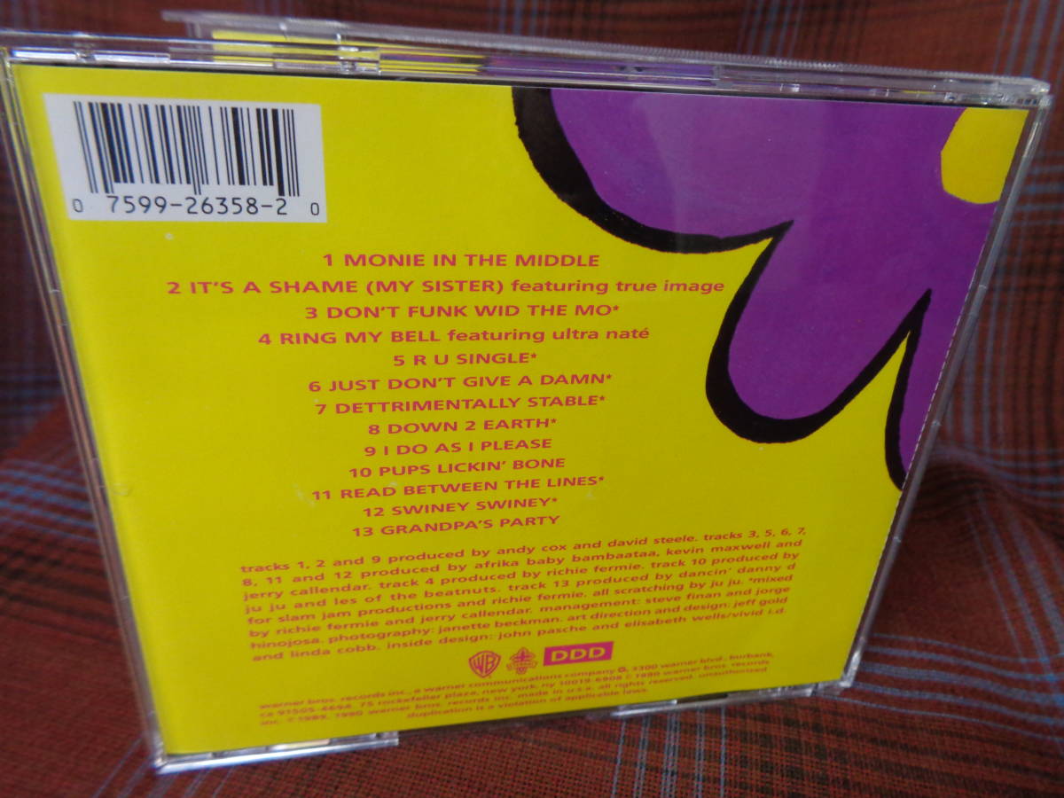 A#2794◆CD◆ モニー・ラヴ - ダウン・トゥ・アース MONIE LOVE Down To Earth 9 26358-2_画像3