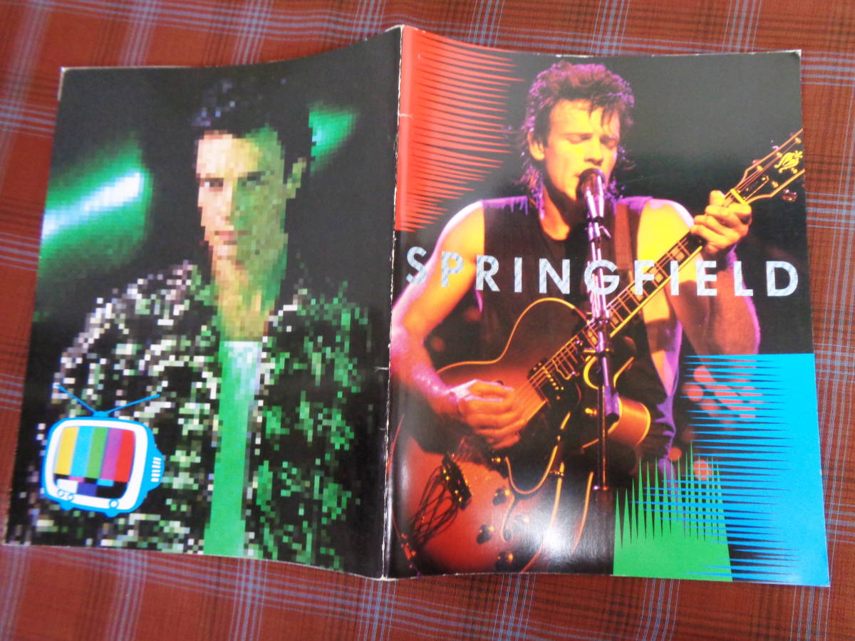 F#564◆パンフ◆ リック・スプリングフィールド JAPAN TOUR 1986 Rick Springfield_画像1