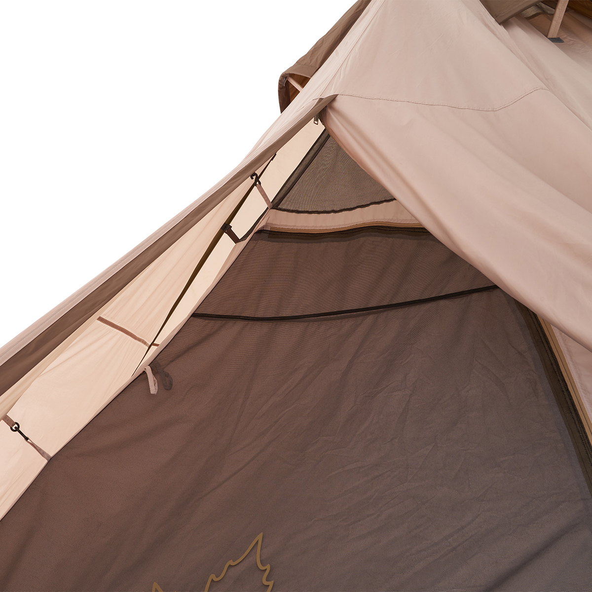 新品 LOGOS ロゴス Tradcanvas VポールTepee400-BA 71805573 キャンプ テント