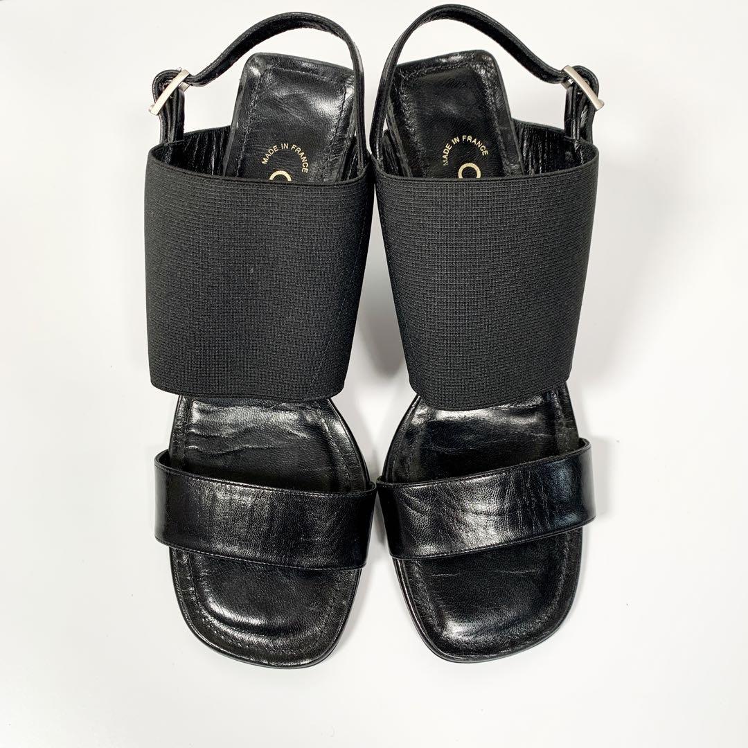 くださいま】 【美品】CHANEL シャネル ハイヒール サンダル 黒