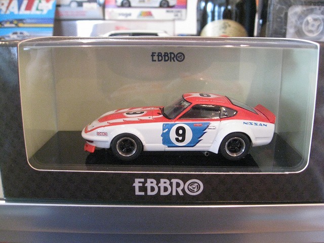  EBBRO *1/43 Nissan Fairlady Z 240ZR 1973 Fuji 1000k#9 длина . видеть / звезда .*44951