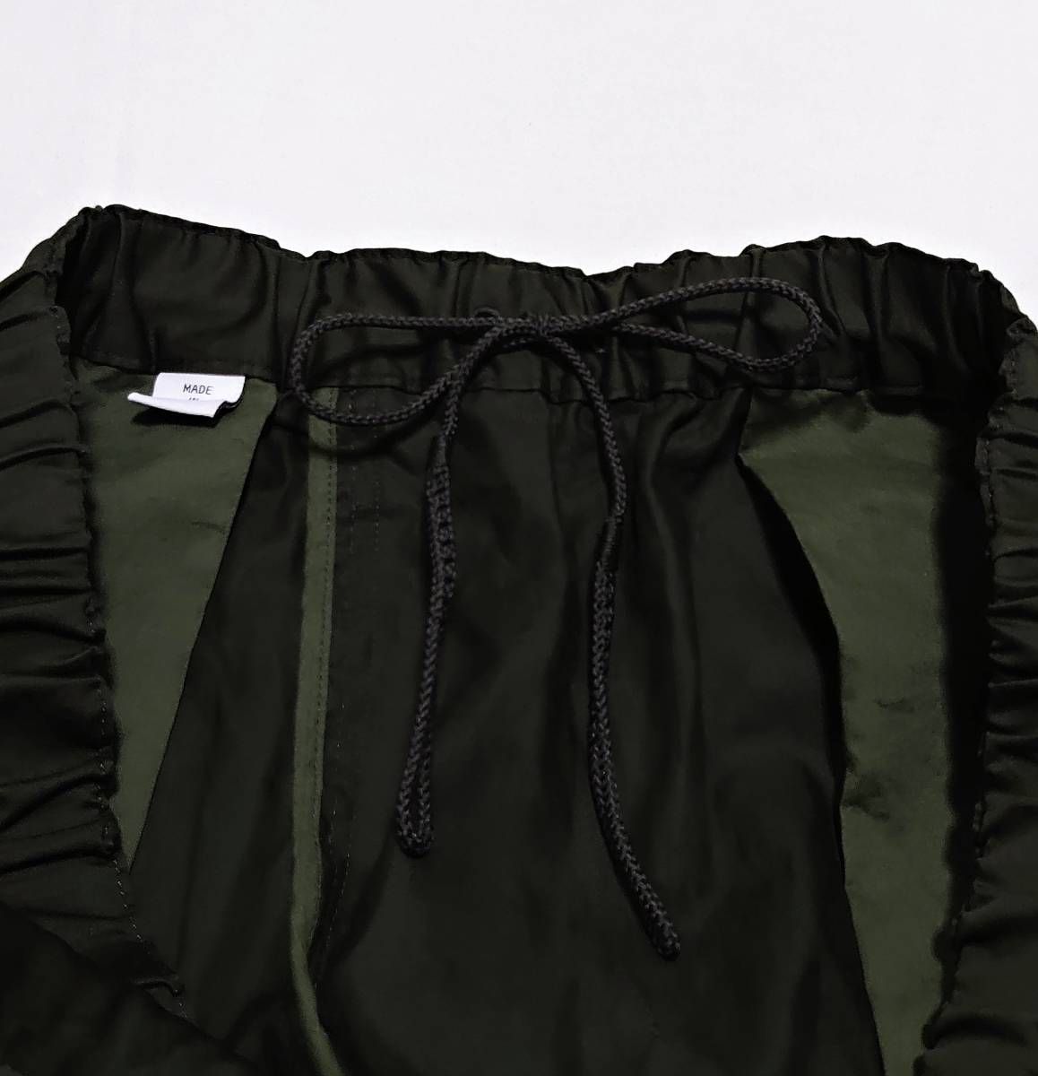 OAMC 19ss Cropped Drawcord Trousers S イタリア製 オーエーエムシー クロップド ドローコード トラウザーズ ストレッチ イージーパンツ_画像4