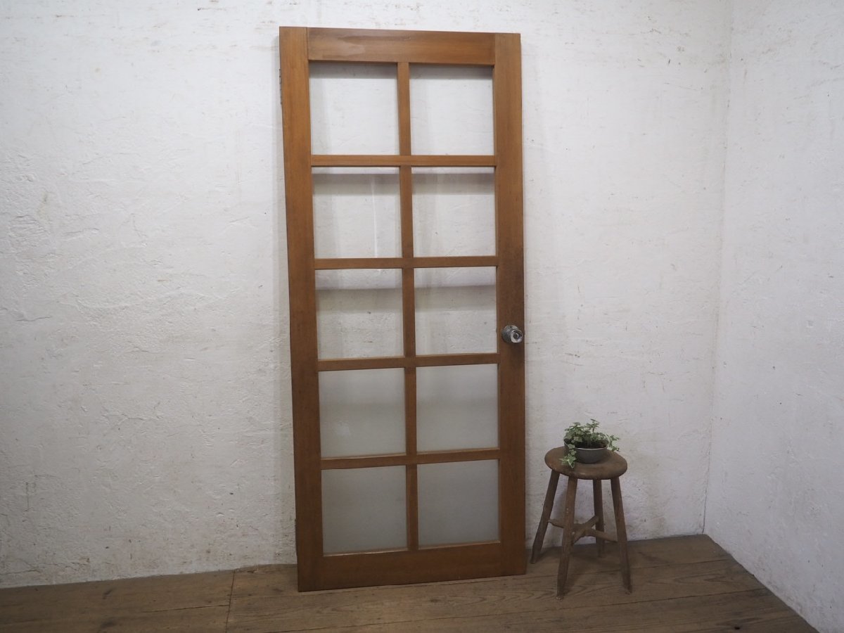 タJ0734 【H181 5cm×W77 5cm】 ビンテージ ガラ...+iselamendezagenda.mx