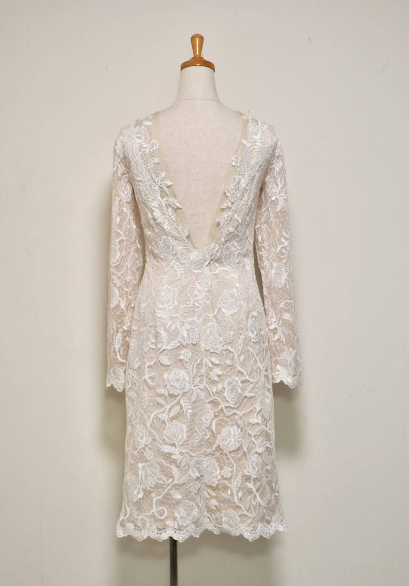 TADASHI SHOJI タダシショージ IVORY & BEIGE ワンピース 「8