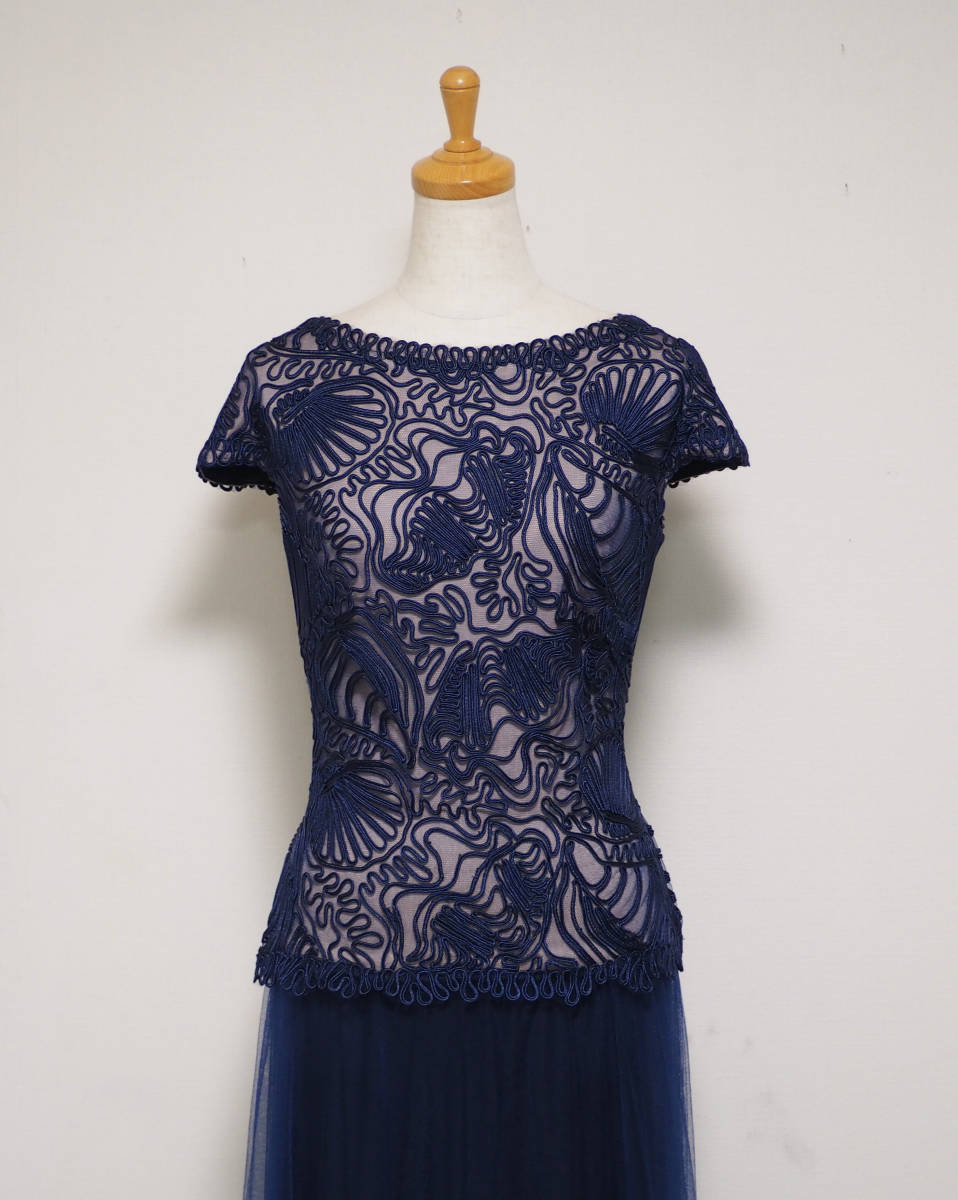 TADASHI SHOJI タダシショージ NAVY ワンピース 「６ 」/ １１号程度