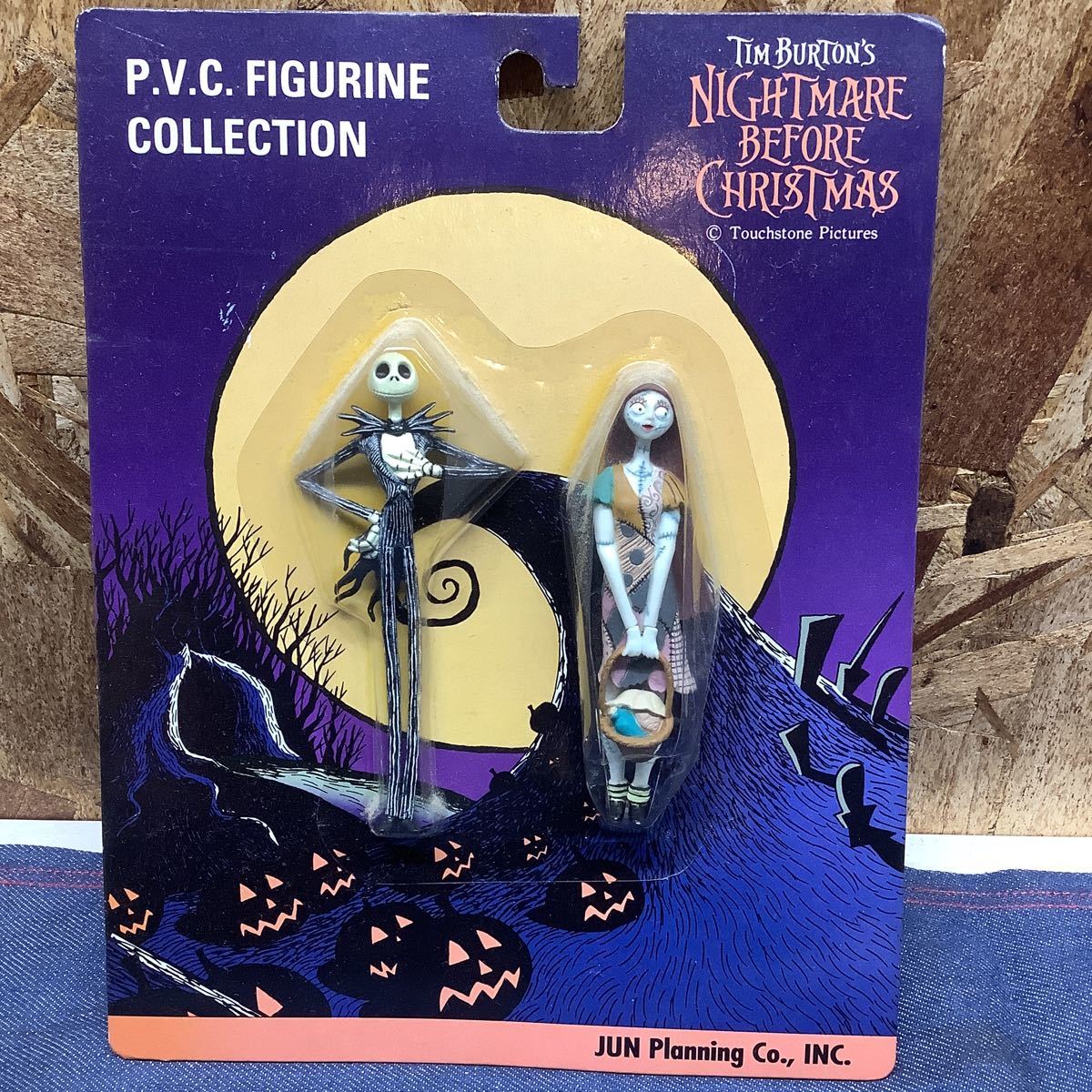 送料無料【Sき182】ナイトメア・ビフォア・クリスマス PVCフィギュリン コレクションJACK &SALLY