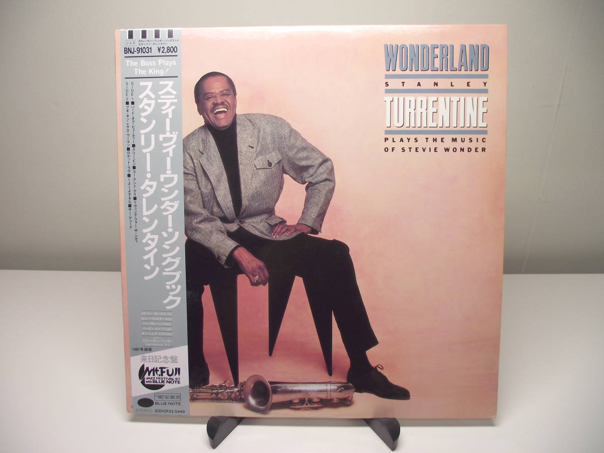 スタンリー・タレンタイン Stanley Turrentine Wonderland Blue Note BNJ 91031 Plays The  Music Of Stevie Wonder 見本盤