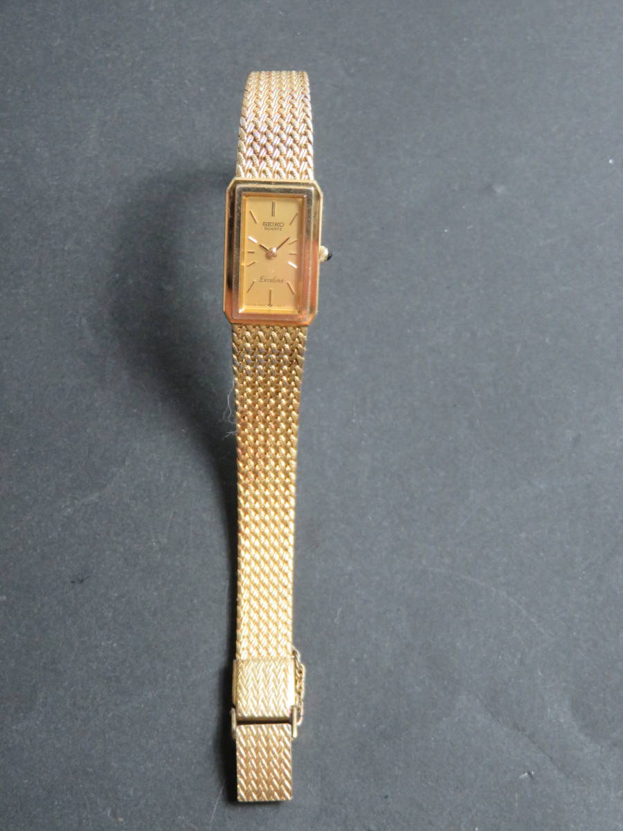  Seiko SEIKO Exceline EXCELINE кварц 2 стрелки оригинальный ремень 8420-6540 женский женские наручные часы U573 работа товар 
