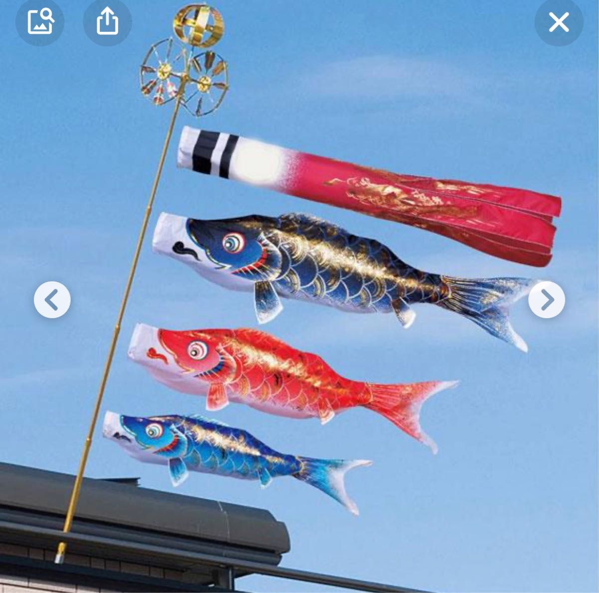 通販限定 高級 1.2M鯉のぼり4点セット 端午の節句 在庫多 撥水加工
