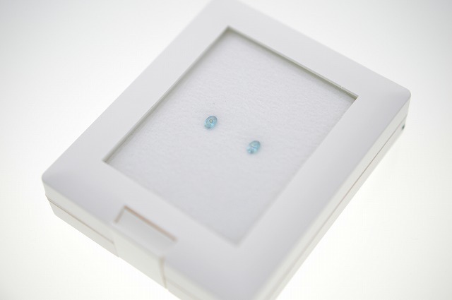 ◆ペアルース◆天然アレキサンドライト　約0.145/0.145ct　オーバル　GRJ鑑別書　カラーチェンジ×　加工材料　製品制作　CR-052