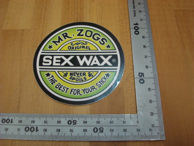 新品 SEX WAX CIRCLE STICKERS（セックスワックスサークルステッカー） 7.5cm グリーン③・・４_画像1