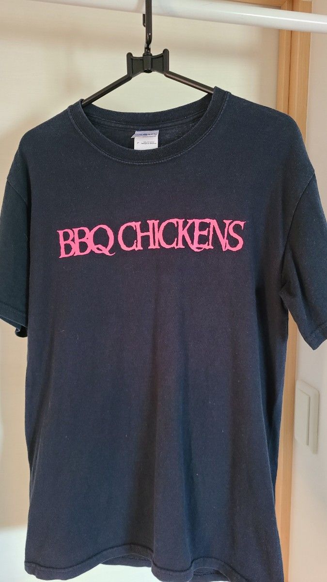 BBQ Chickens 背面ピザロゴ pizzaofdeath バンドTシャツ