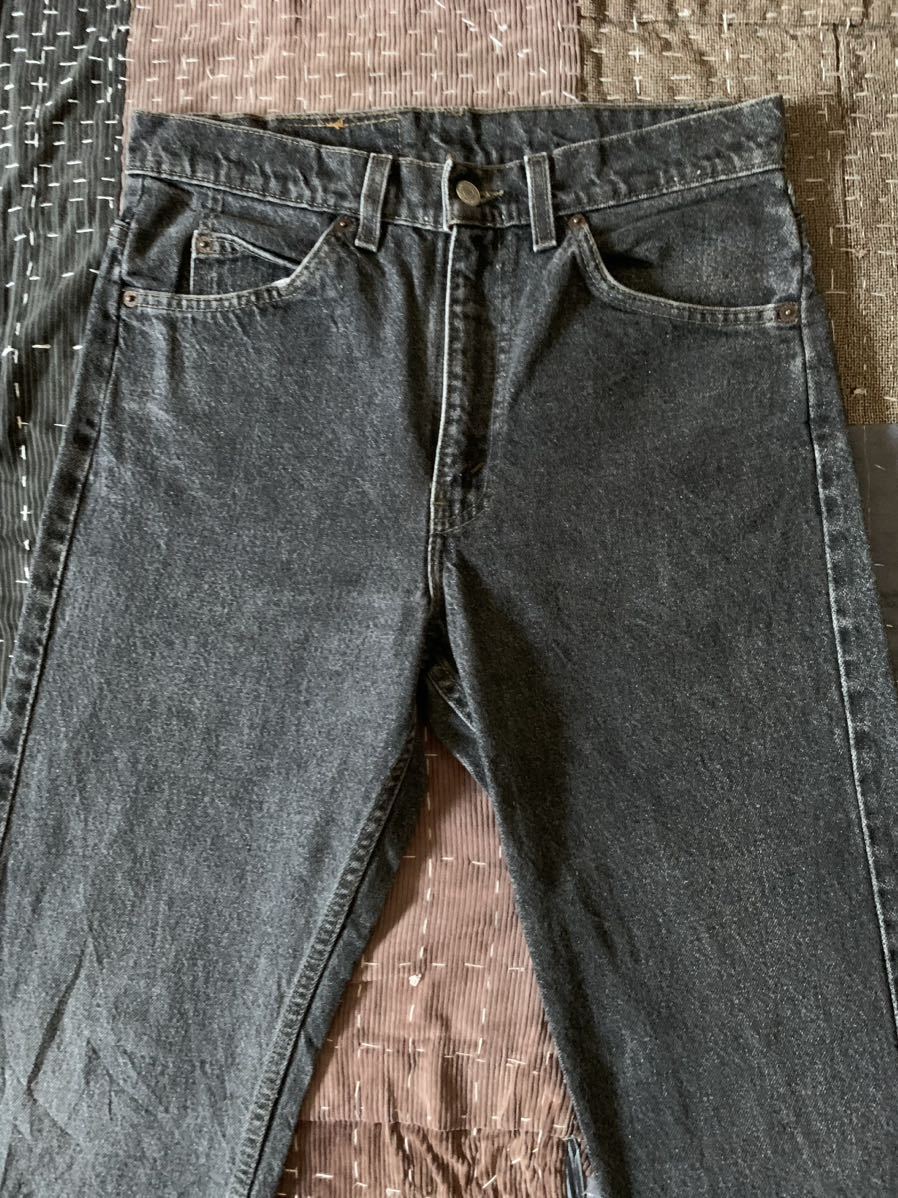 プライスダウン 90s W31 L32 levis 505 先染め ブラック アメリカ製