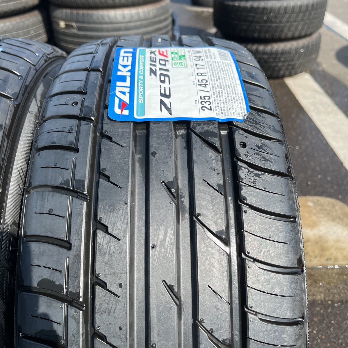 235/45R17 ファルケン 新品　年式：2020年、激安美品　2本＋1本セット：27000円_画像5