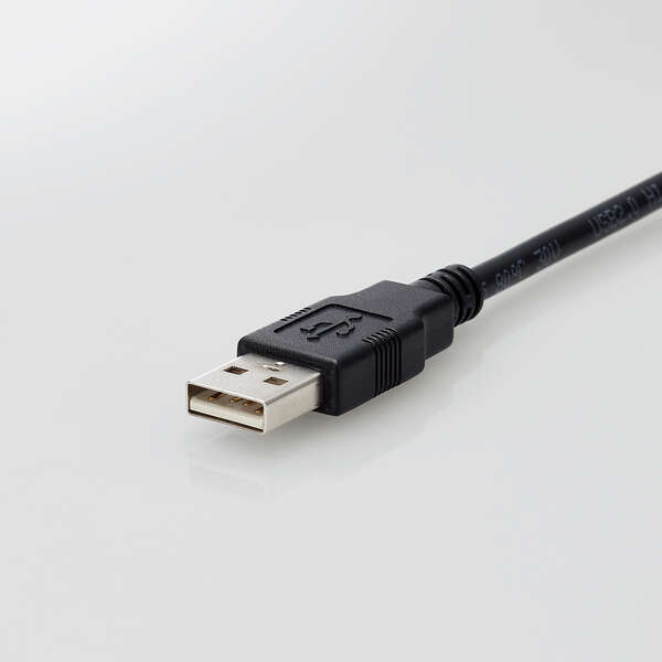 USB2.0ケーブル [A-miniB] 3.0m USB認証取得 UL規格・USB2.0規格の伝送速度480Mbpsの高速データ転送に対応: U2C-AM30BK/ID_画像4