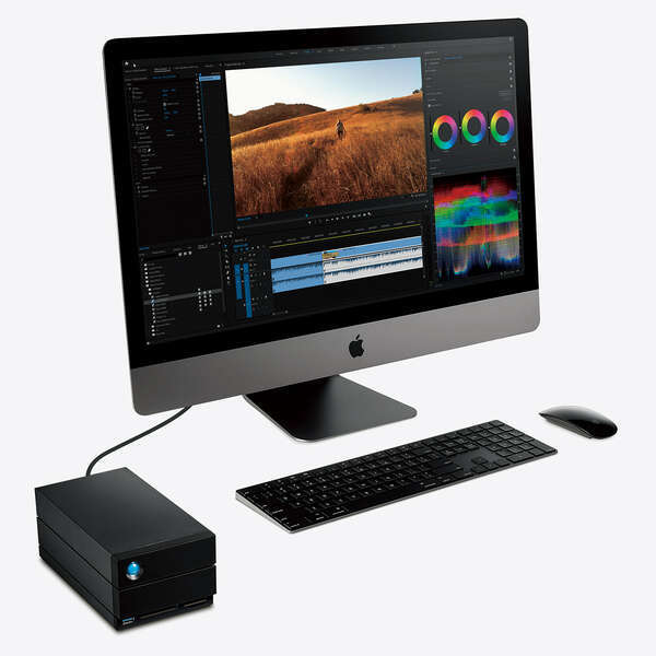 Thunderbolt 3対応 外付けHDD 32TB [2big Dock v2] 実測440MB/sという超高速転送を実現 RAIDの設定(0,1)が可能: STLG32000400_画像4