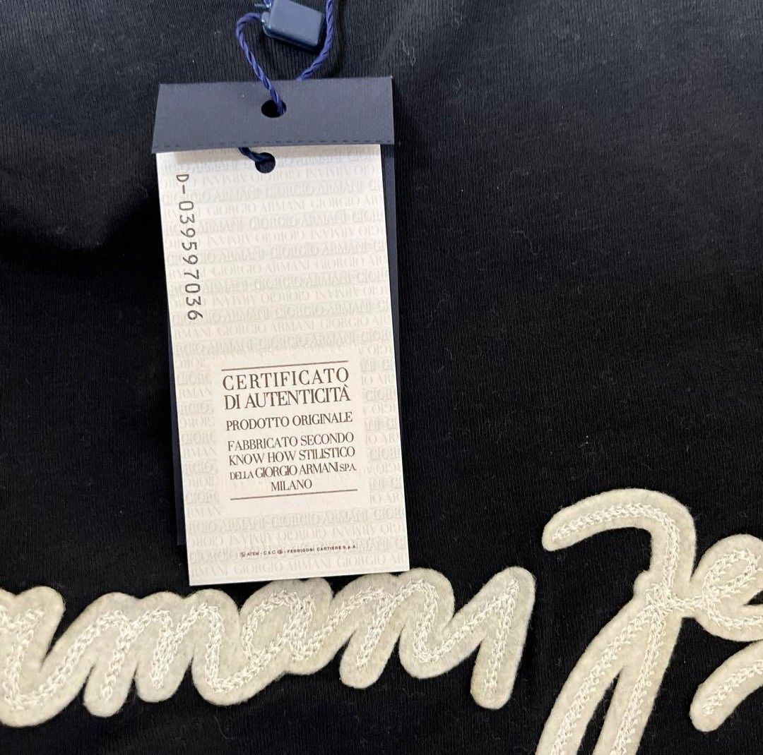 低価格の ロゴ 【新品未使用】アルマーニジーンズ Tシャツ メンズ 長袖