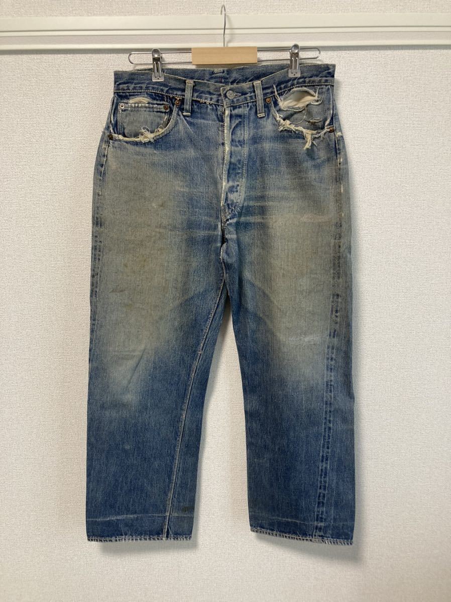 革パッチ期！50s Levi''s リーバイス 501XX デニムパンツ ビンテージ