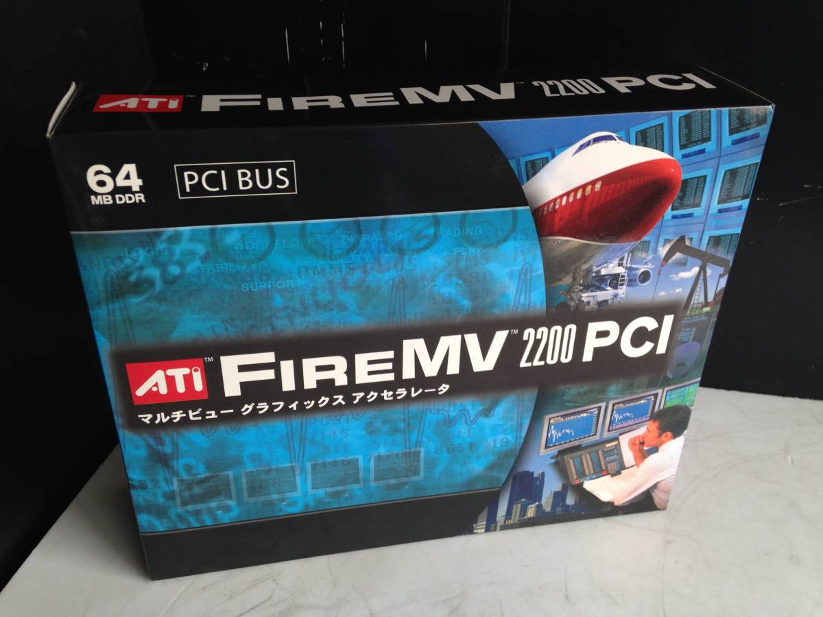  новый товар нераспечатанный ATI FIREMV 2200 PCI двойной дисплей поддержка low profile manual имеется 