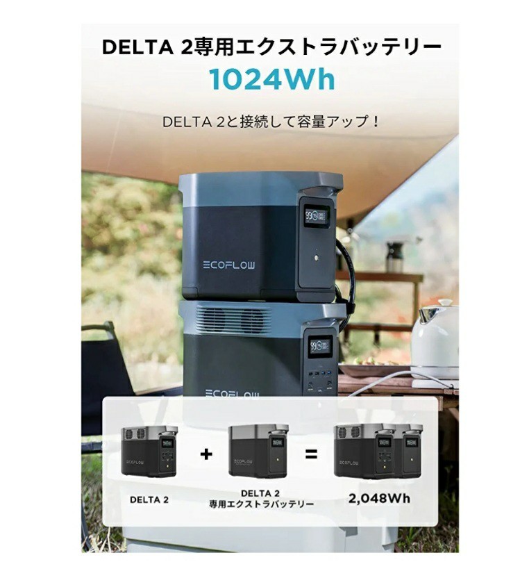 SALE/55%OFF】 ECOFLOW EcoFlowが急速充電・業界平均6倍の長寿命を