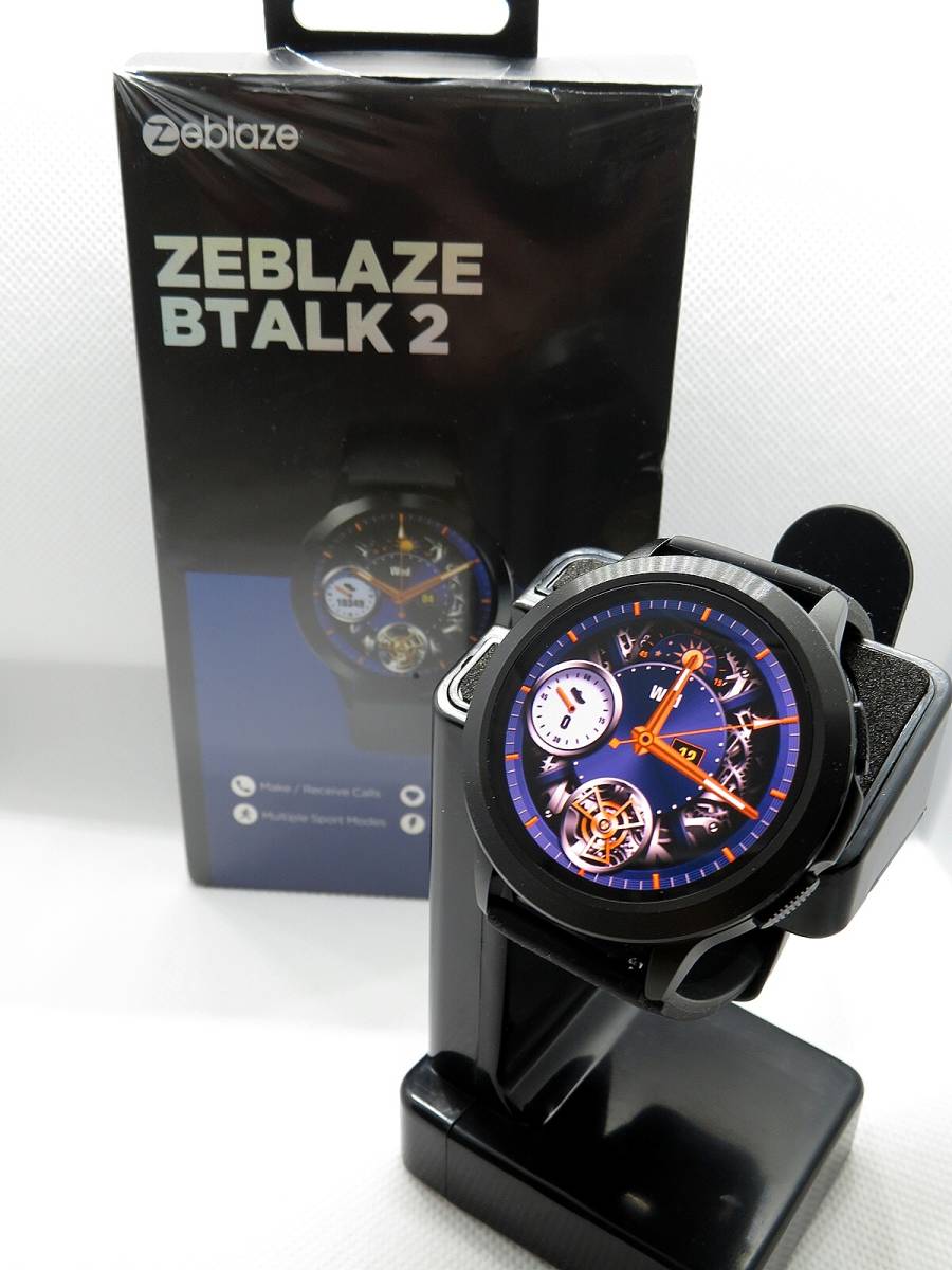 スマートウォッチ zeblaze BTALK2 AMOLED 常時表示 (固定2種) 極美品