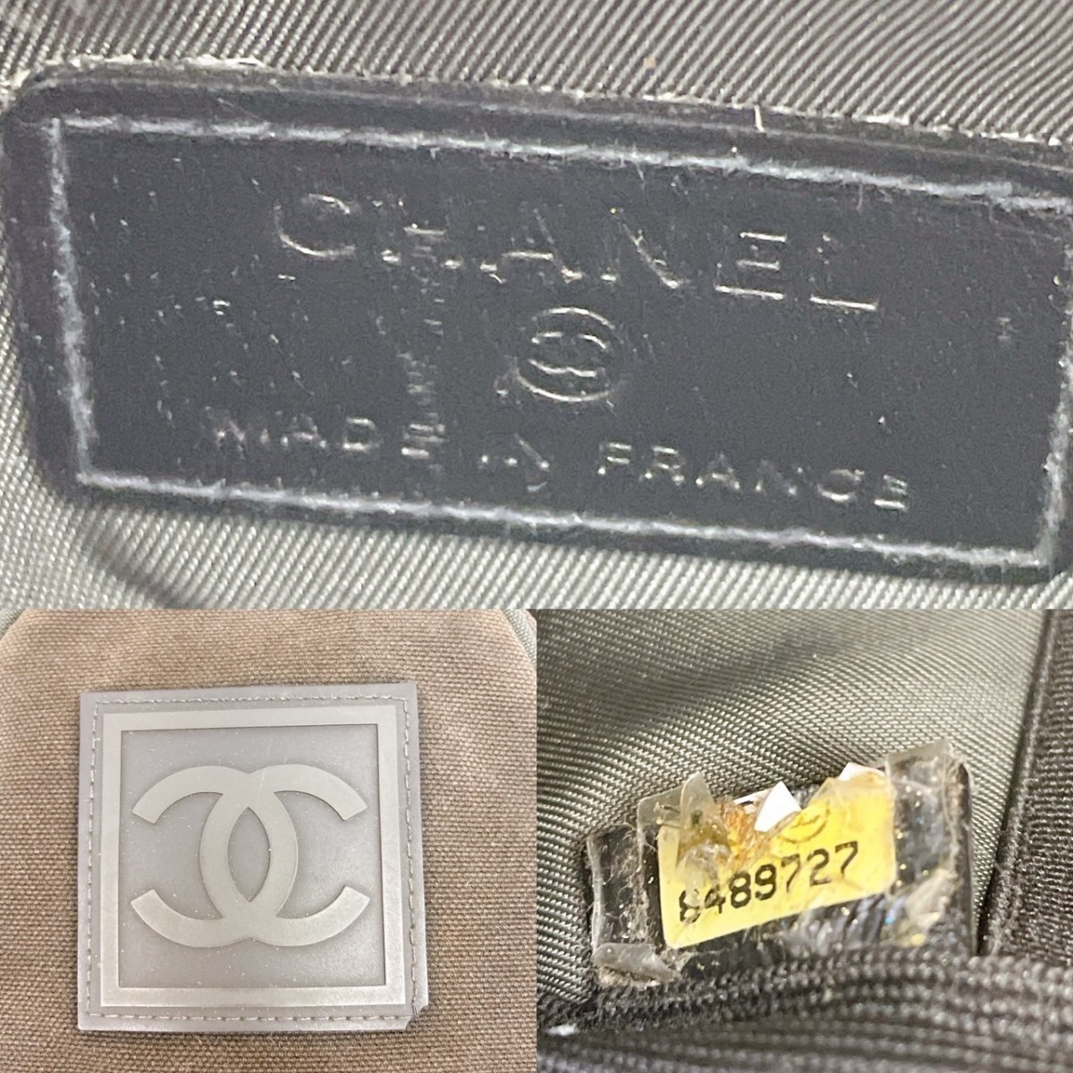 CHANEL シャネル スポーツライン キャンバス ショルダーバッグ