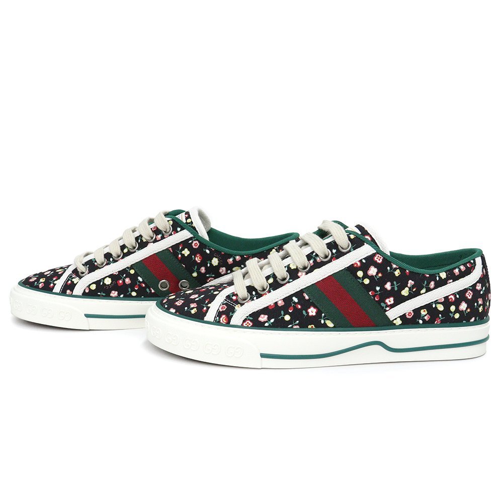 芸能人愛用 新品未使用 グッチ LIBERTY テニス LONDON キャンパス