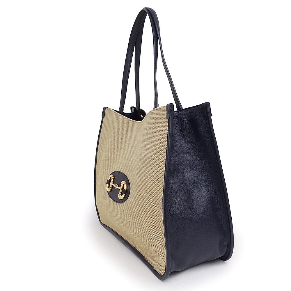 新品・未使用品)グッチ GUCCI ホースビット 1955 キャンバス レザー